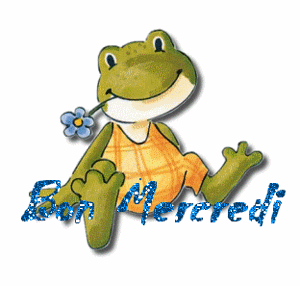 Gif animé Bon mercredi grenouille